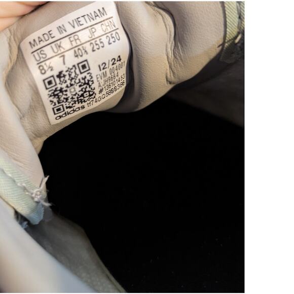 Adidas Taekwondo Silver Metallic Core Black Size women's 8.5 - Picture 6 of 14